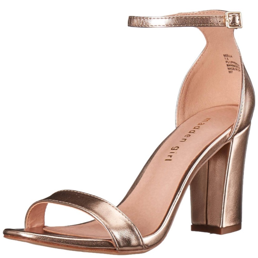 Madden Girl Beella Rose Gold Shoe